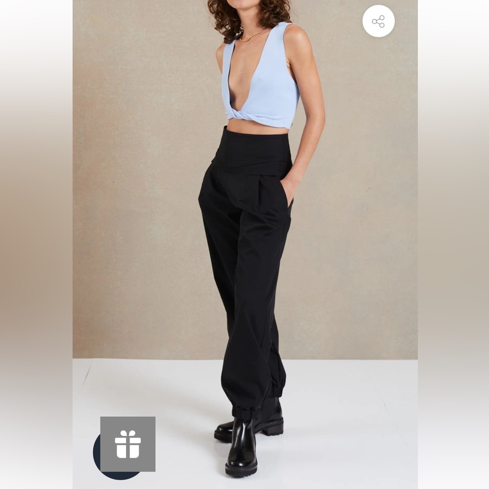 BEC + BRIDGE Harri Pant  (Color: Black, Size: 2).